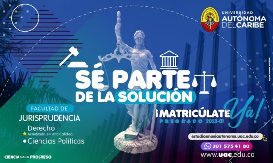 ‘Sé parte de la solución’. Conoce nuestra Facultad de Jurisprudencia.